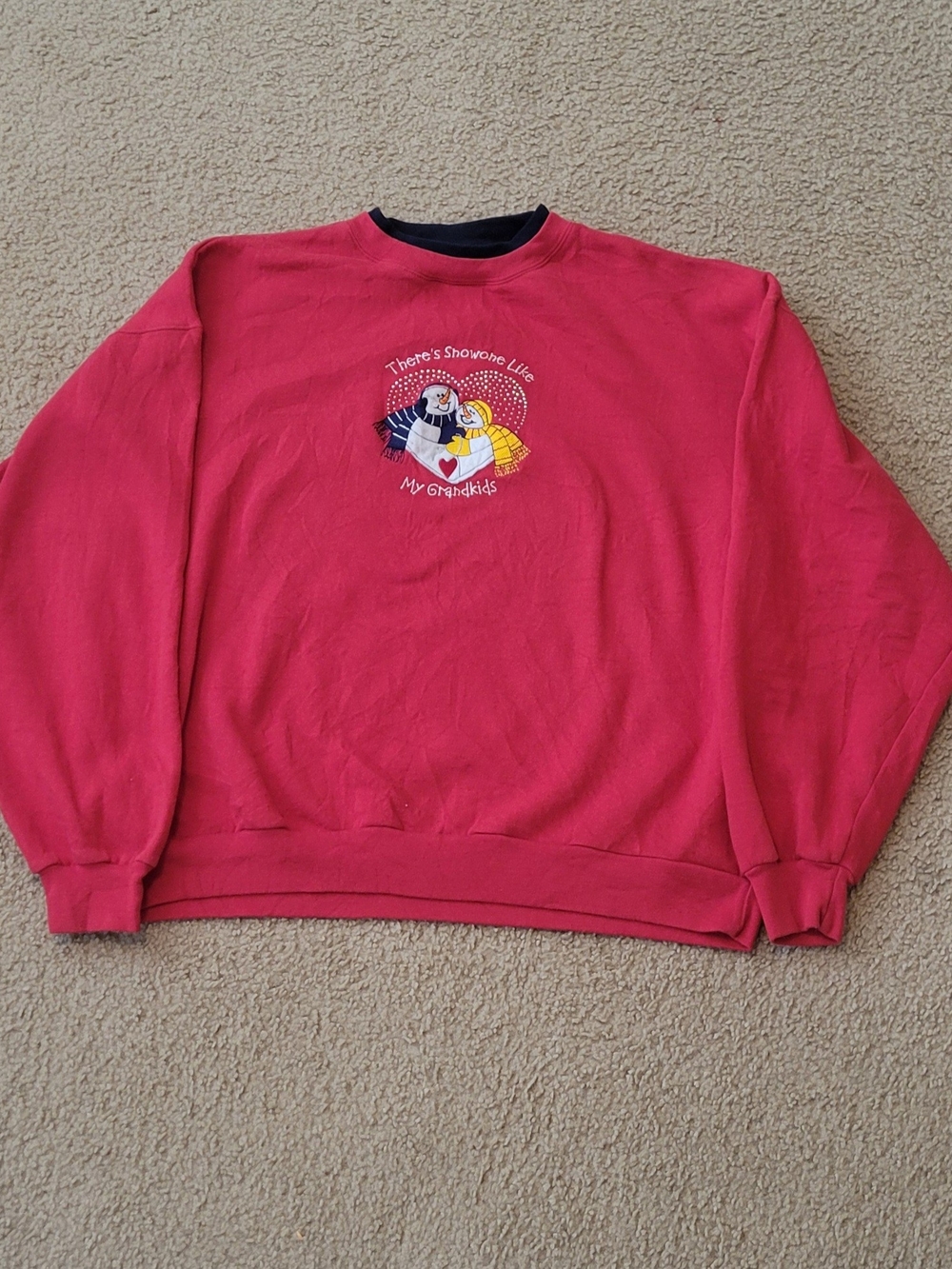 Grandma's Pride XL Sweatshirt with Heart Graphic